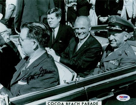 Lot #450 John Glenn Signed Photograph