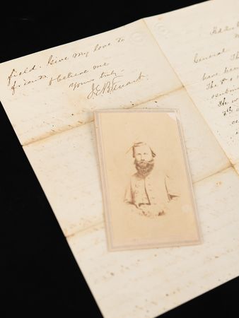 Lot #365 J. E. B. Stuart War-Dated Autograph