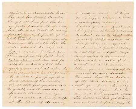 Lot #365 J. E. B. Stuart War-Dated Autograph Letter Signed to Fitzhugh Lee, Mentioning General James Longstreet and Discussing Field Logistics and Battle Preparations Days Before the Start of the Overland Campaign - Image 3