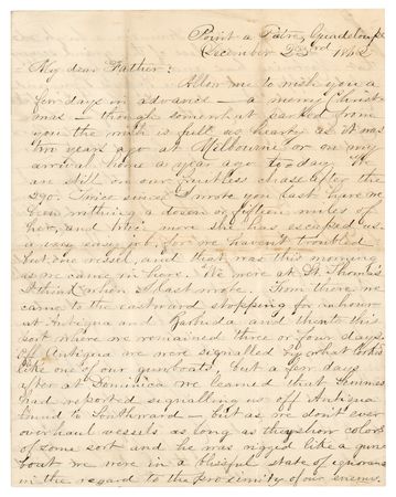 Lot #399 Union Sailor's Letter on the CSS Alabama: 
