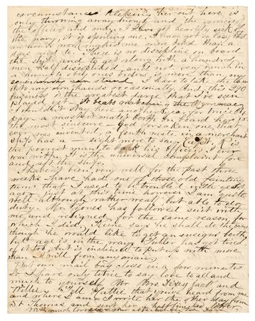 Lot #399 Union Sailor's Letter on the CSS Alabama: 