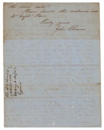 Lot #378 CSS Alabama: John Thomas War-Dated Letter on the Capture of the Express - Image 2