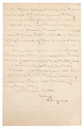 Lot #401 Union Soldier's Letter on the Sinking of the CSS Alabama: 