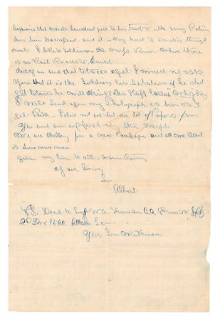 Lot #402 Union Soldier's Letter on the 1864 Presidential Election: 