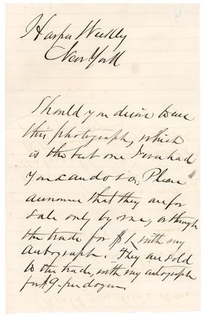 Lot #198 Charles Guiteau Autograph Letter Signed to Harper's Weekly, Sent from 