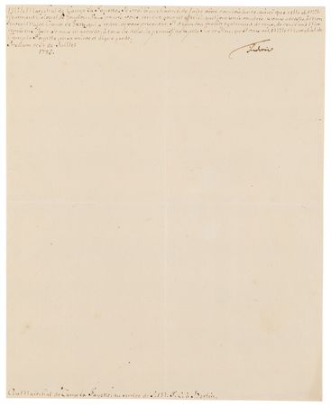 Lot #163 Frederick the Great Letter Signed, Inviting the Marquis de Lafayette to a Prussian Military Exhibition - Image 2