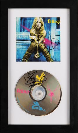 Lot #694 Britney Spears Signed CD and Booklet - Britney - Image 1