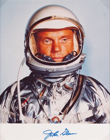 Lot #451 John Glenn Signed Photograph - Image 2