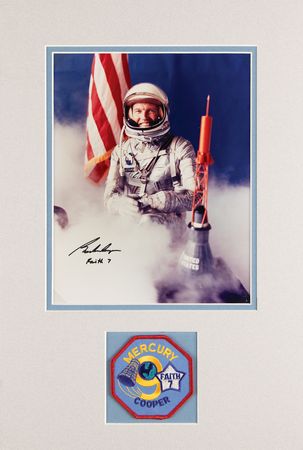 Lot #446 Gordon Cooper Signed Photograph - Image 1
