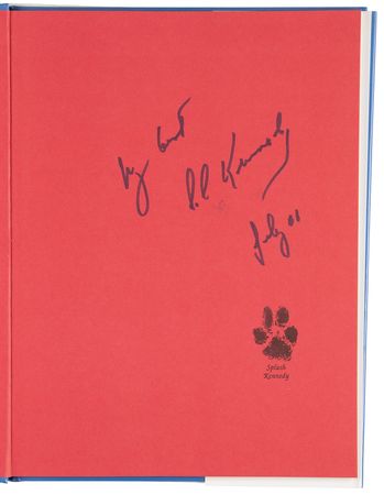 Lot #267 Ted Kennedy Signed Book - My Senator and Me - Image 4