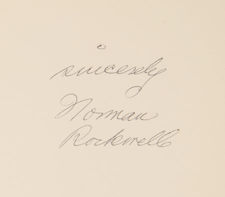Lot #504 Norman Rockwell Signed Book - My Adventures as an Illustrator - Image 2