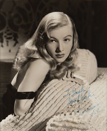 Lot #715 Veronica Lake Signed Photograph - Image 1