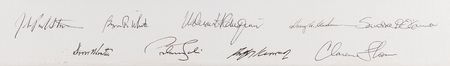 Lot #312 Rehnquist Court Signed Oversized Photograph - Image 3