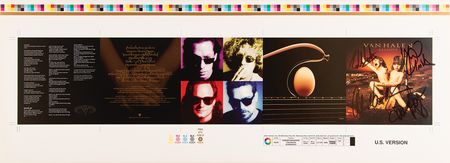 Lot #678 Van Halen Signed CD Color Proof - Balance - Image 1