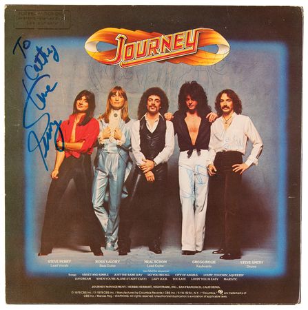 Lot #653 Journey Signed Album - Evolution