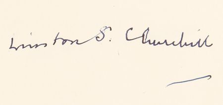 Lot #159 Winston Churchill Signed Book - A History of the English Speaking Peoples: Volume I, The Birth of Britain - Image 2
