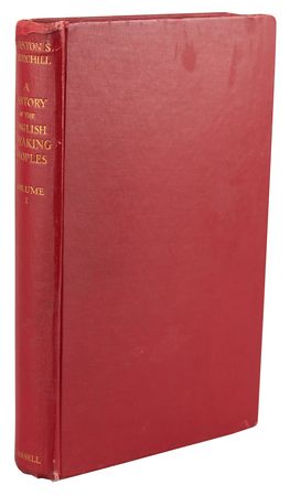 Lot #159 Winston Churchill Signed Book - A History of the English Speaking Peoples: Volume I, The Birth of Britain - Image 3