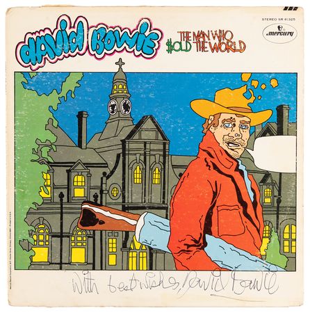 Lot #630 David Bowie Signed Album - The Man Who