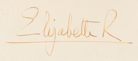 Lot #168 Queen Elizabeth II Document Signed, Pardoning an Unlicensed Motorist - Image 3