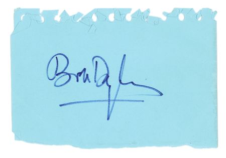Lot #640 Bob Dylan Signature