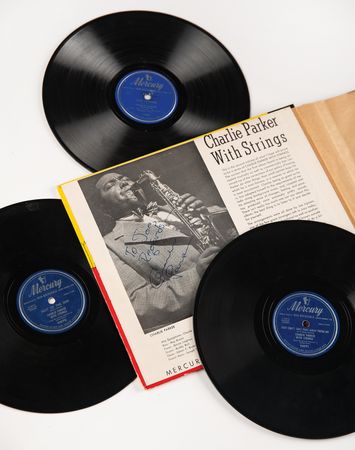 Lot #544 Charlie Parker Signed Mercury Records 'Charlie Parker with Strings' Record Set - Image 2