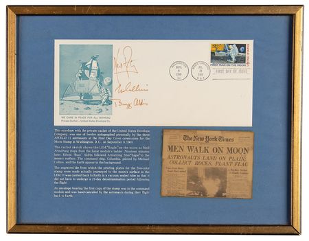 Lot #423 Apollo 11 Signed Limited Edition ‘We Came
