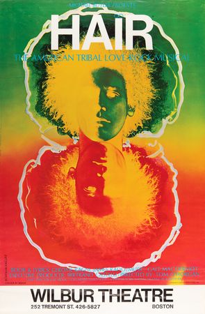 Lot #646 Hair Wilbur Theatre (Boston) Poster
