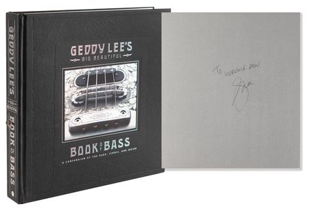 Lot #672 Rush: Geddy Lee Signed Book - Image 1