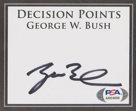 Lot #49 George W. Bush Signed Book - Decision Points - PSA/DNA GEM MINT 10 - Image 2
