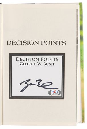 Lot #49 George W. Bush Signed Book - Decision Points - PSA/DNA GEM MINT 10 - Image 4