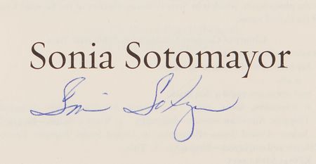 Lot #327 Sonia Sotomayor Signed Book - My Beloved World - Image 2