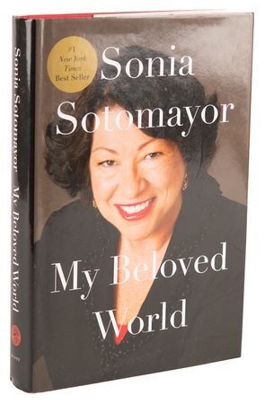 Lot #327 Sonia Sotomayor Signed Book - My Beloved World - Image 3