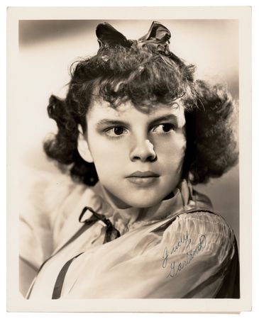 Lot #708 Judy Garland Signed Photograph -