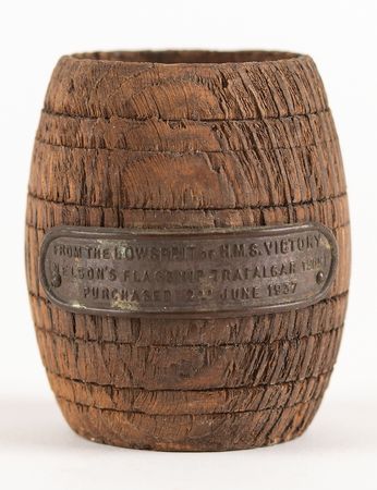 Lot #374 Horatio Nelson: HMS Victory Wooden Artifact Relic - Image 1