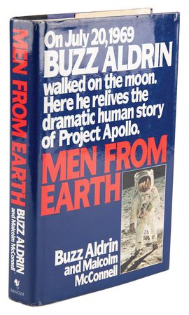 Lot #429 Buzz Aldrin Signed Book - Men From Earth - Image 3