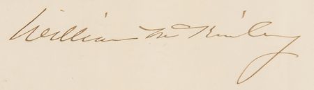Lot #96 William McKinley Document Signed as President - Image 2