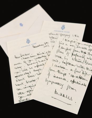 Lot #164 King Charles III Autograph Letter Signed, Four Months After Diana's Death: 