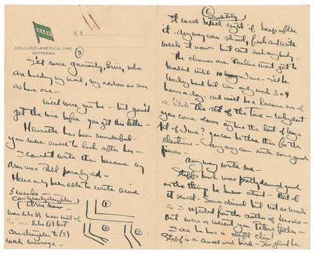 Lot #517 Ernest Hemingway (4) Letters on Drinking, Money, and Writing: 