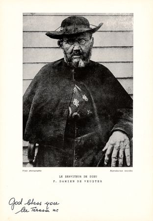 Lot #290 Mother Teresa Signed Print