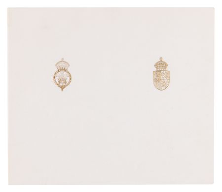 Lot #166 Princess Diana and King Charles III Signed Christmas Card (1982) - Image 2