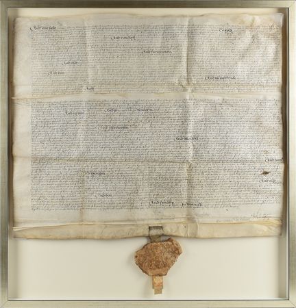 Lot #167 Queen Elizabeth I Rare Triple-Signed Document (1562) - Image 1
