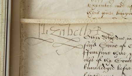 Lot #167 Queen Elizabeth I Rare Triple-Signed Document (1562) - Image 4