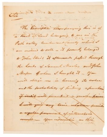 Lot #131 George Clymer Autograph Letter Signed