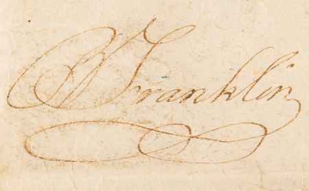 Lot #134 Benjamin Franklin Signed Land Grant as President of Pennsylvania's Supreme Executive Council (1787) - Image 3