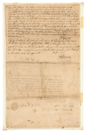 Lot #277 Philip Livingston Document Signed - Image 2