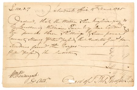 Lot #145 William Paca and Daniel of St. Thomas Jenifer Autograph Document Signed - Image 1