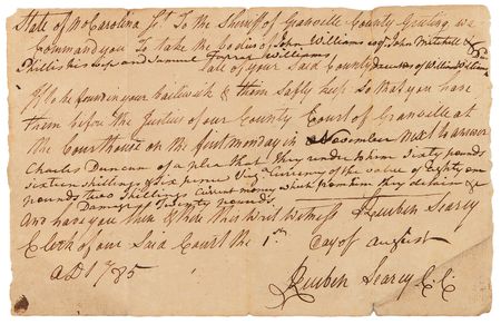 Lot #303 John Penn Autograph Document Signed - Image 3