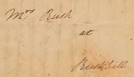 Lot #147 Benjamin Rush War-Dated Autograph Letter Signed on George Washington and British Movements: 
