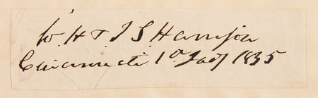 Lot #9 William Henry Harrison Signature - Image 1