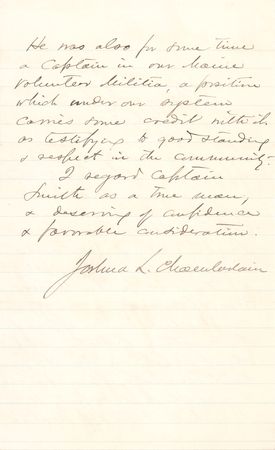 Lot #351 Joshua Lawrence Chamberlain (3) Autograph Letters Signed - Image 7